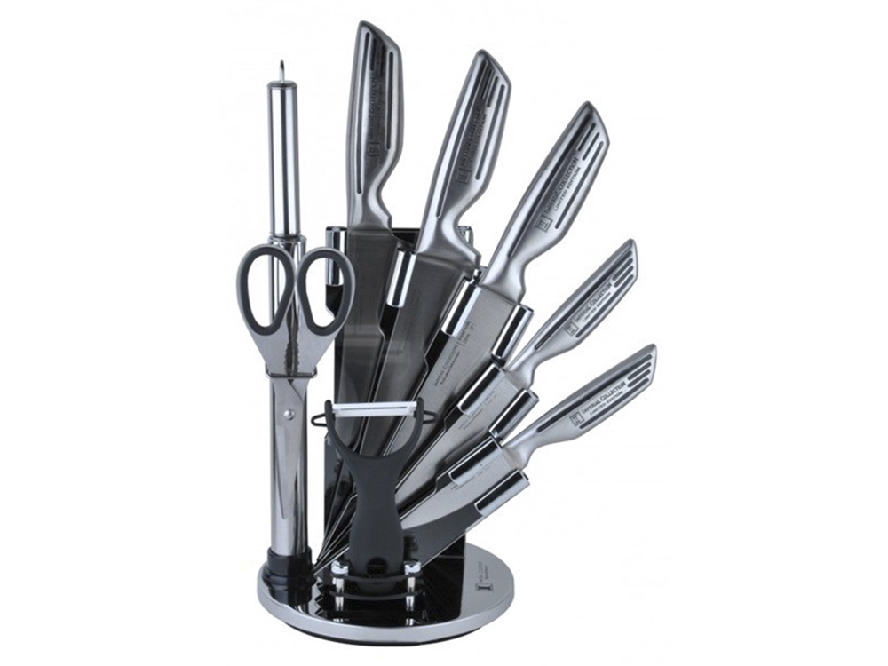 Set knives Imperial 9pz, with non-slip grip sleek exhibitor